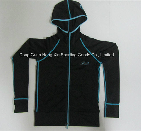 Women's Lycra Long Hooded Rash Guard/Sports Wear/Swimwear