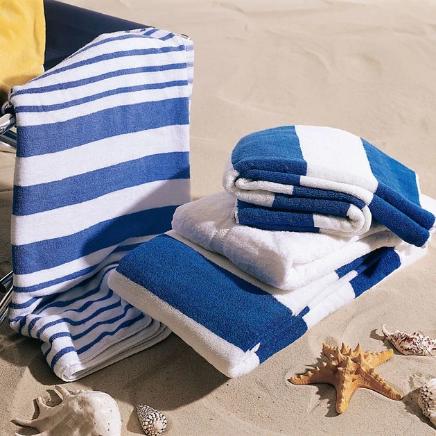 100% Cotton Stripe Beach Towel Bath Towel Hotel Towel