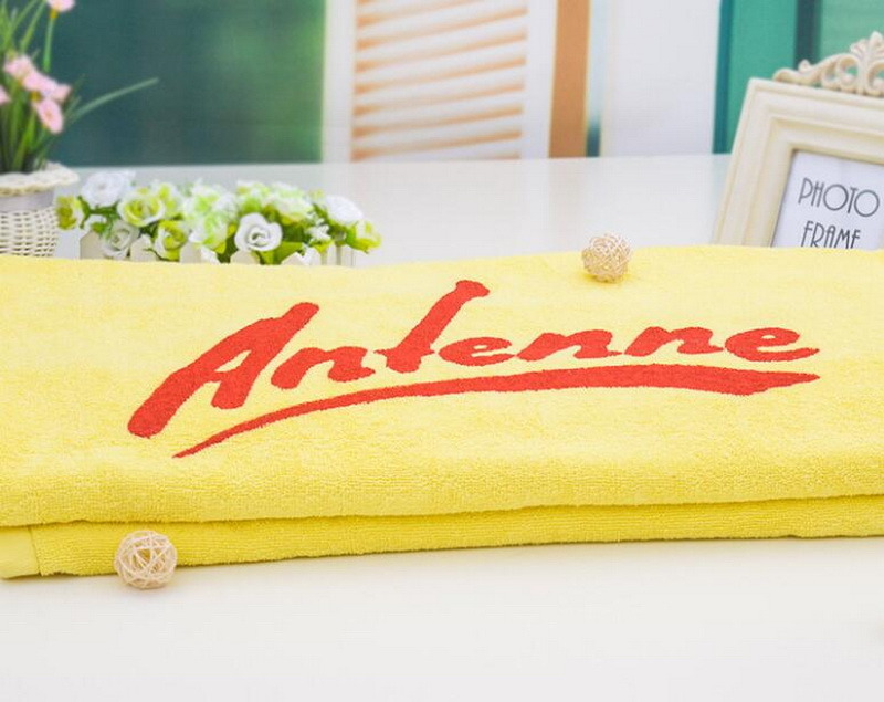 with Custom Logo 100% Cotton Printed Promotion Beach Towel