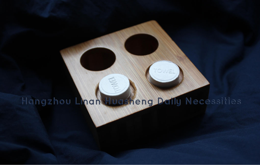 Wood Trays for Compressed Towels Usage, Compressed Towels Holders