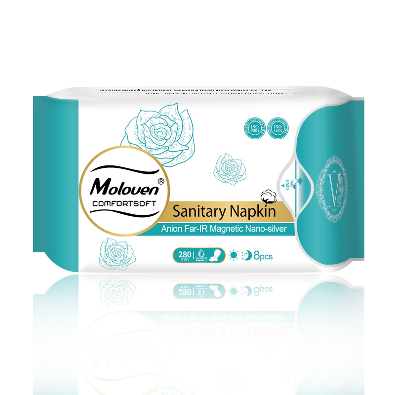 Good Quality Sanitary Pad Lady Anion Sanitary Napkin Manufacturer From China