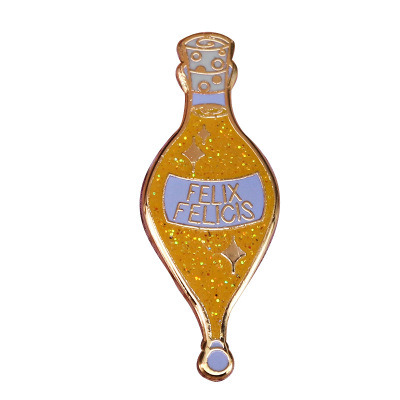 Custom Hard Enamel Harry Potter Crystal Bottle Metal Badges Factory