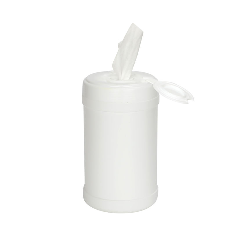 2021 Wholesale Customized Disinfecting Dry Barrel Wet Wipes Hand Towel in Canister