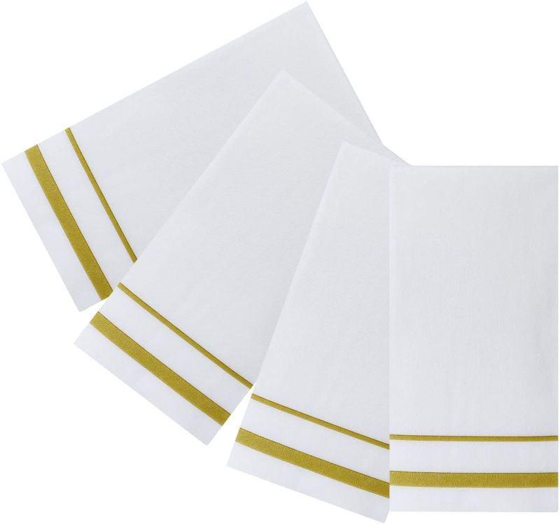 200 Pack Disposable Decorative Guest Paper Hand Towels Napkins
