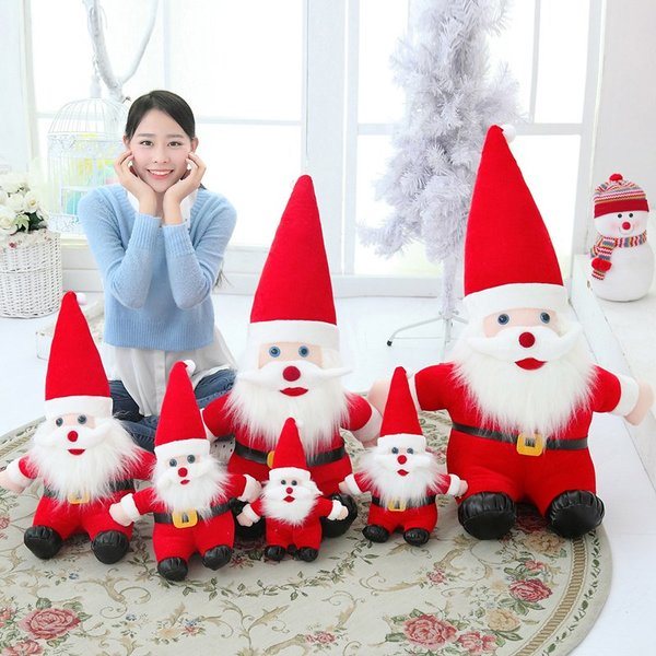 Promotion Gift Christmas Party Santa Claus Ornaments for Tree Decoration