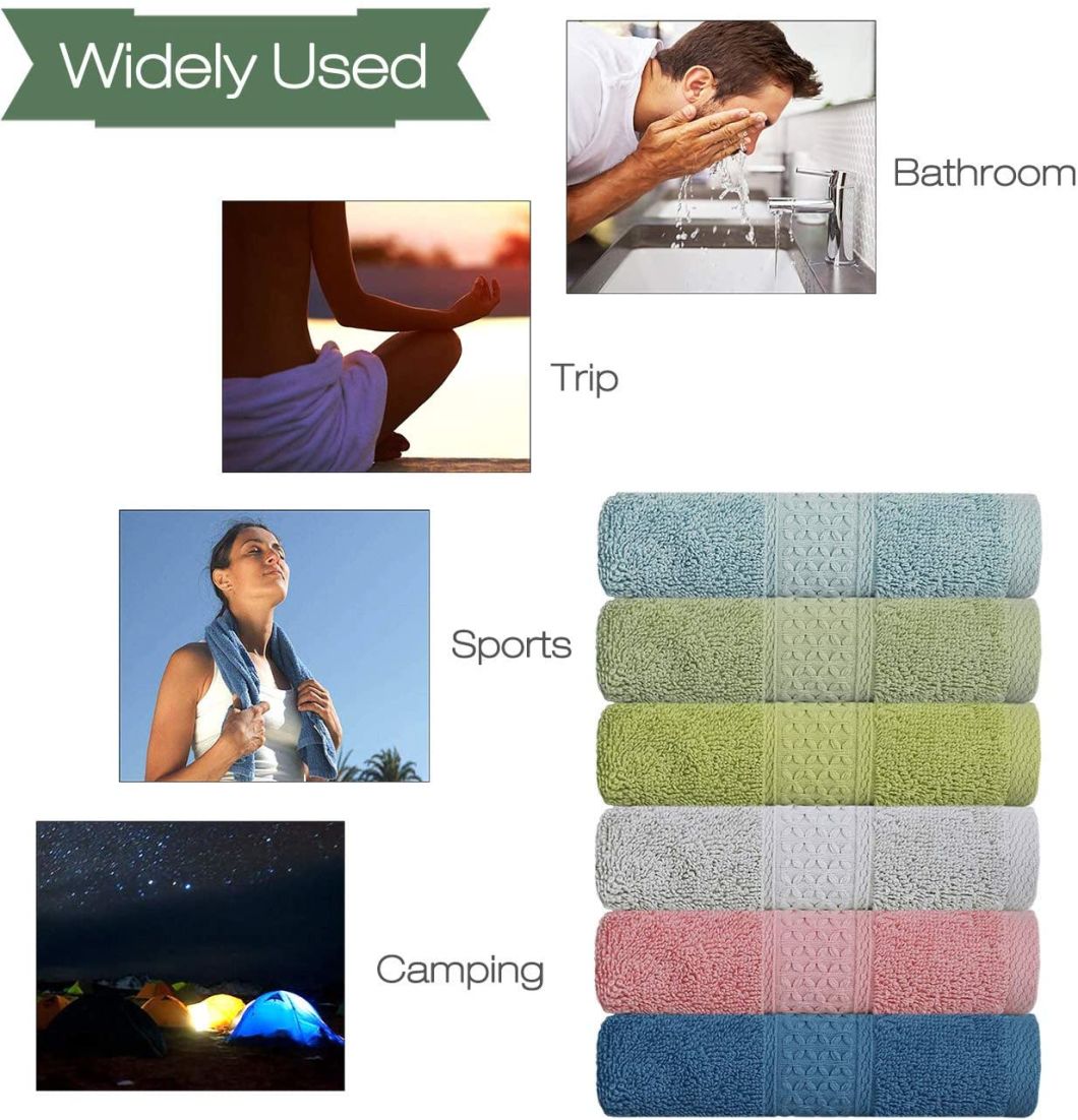 Hand Towel Face Towel, 100% Cotton Set, Assorted Colors Hand Towels, Size 29