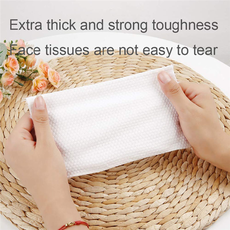 Skin-Friendly Disposable Spunlace Non-Woven Cleaning Towel Soft Face Towel Tissue