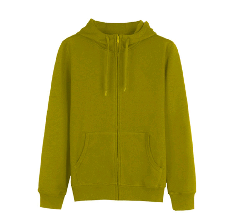 Plain Hoodies Unisex Organicrecycled Full-Zip Hoodies Sweatshirts Hoodie