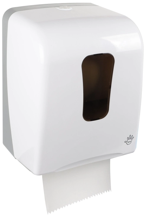 Auto-Cut Towel Roll Dispenser, External Unwind, Towel Dispenser for Towel Rolls with External Unwind