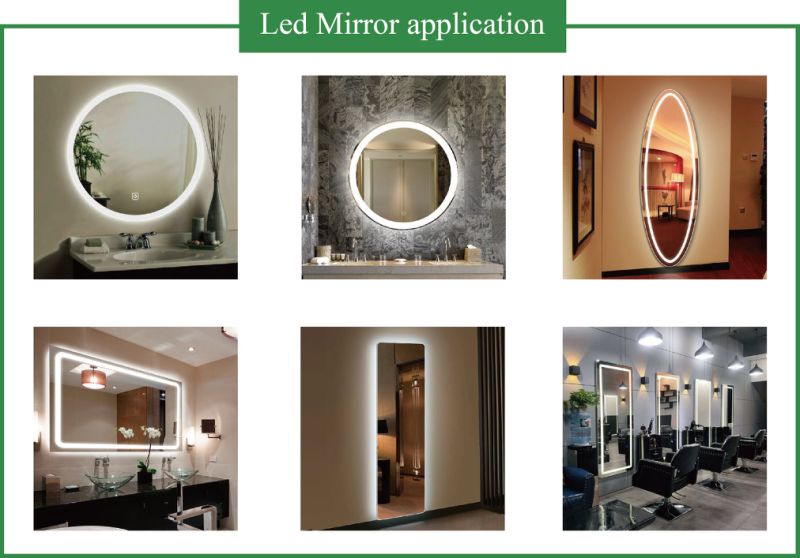 Hot Seller Rectangle Hotel Luxury Bathroom LED Bathroom Mirror