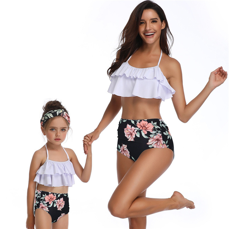New Swimwear Cheap Sets Bikini Swimwear for Ladies Kids Bathing Suit Outfits