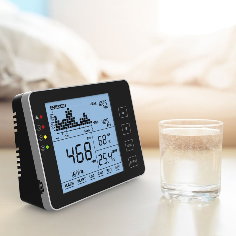 High Quality Air Quality Monitor Air Quality Detector and Purifer Desktop
