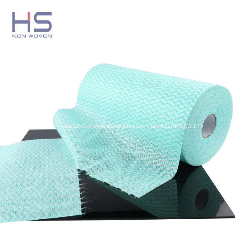 Perforated Roll Spunlace Nonwoven Fabric Kitchen Nonwoven Cleaning Cloth