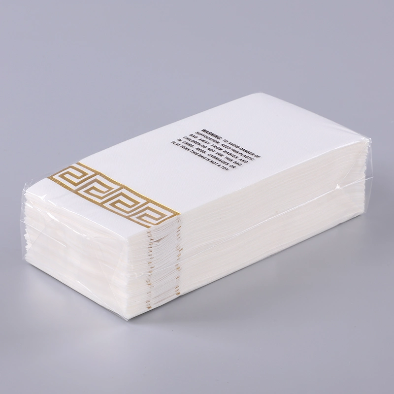 Rose Gold Hand Towels & Decorative Bathroom Close Like Guest Napkins Soft and Linen-Feel Absorbent Paper Towel for Kitchen, Cocktail Dinners, Weddings, Party