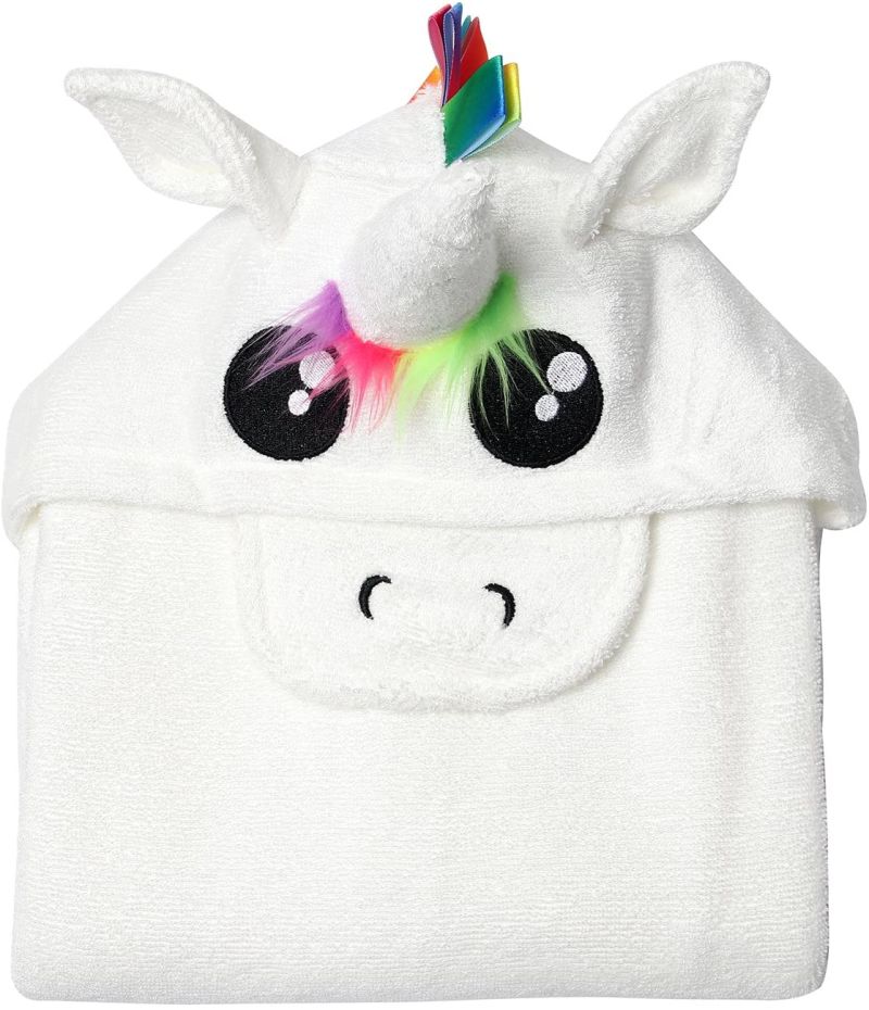 Unicorn Hooded Baby Bath Towels and Organic Bamboo Baby Towels with Hood