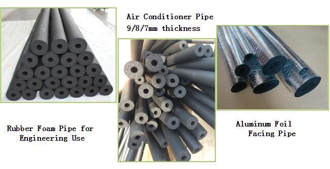 Fire Resistant HVAC Adhesive Insulation Foam Rubber Sheets
