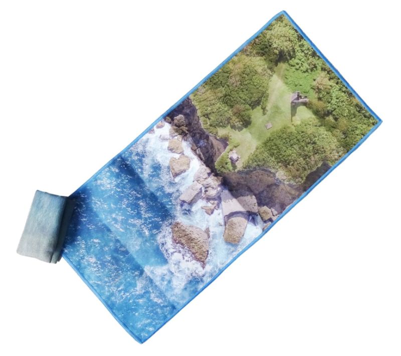 Custom Digital Photo Printed Quick Dry Microfiber Beach Towel