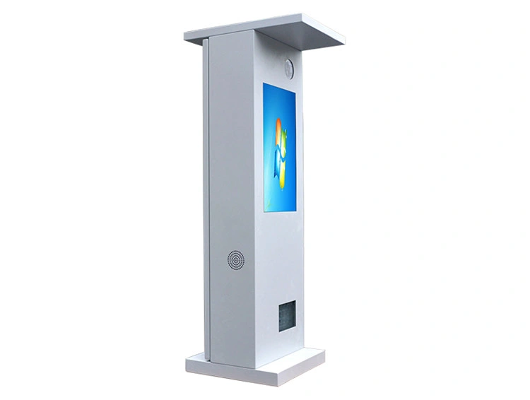 Micro Kiosk Intelligent Road Gate Outdoor Advertising Machine 24 Inch LCD Advertising Player for Advertising Promotion Business Advertising LED Digital Signage
