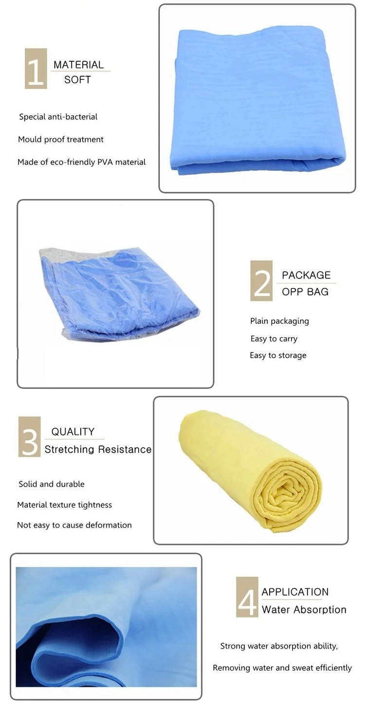 Water Absorbent Eco-Friendly PVA Towel Pet Towel Bathing Towel