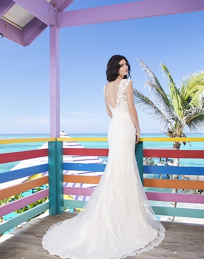 Tulle Beach Boho Bridal Wedding Gown Lace Wedding Dresses