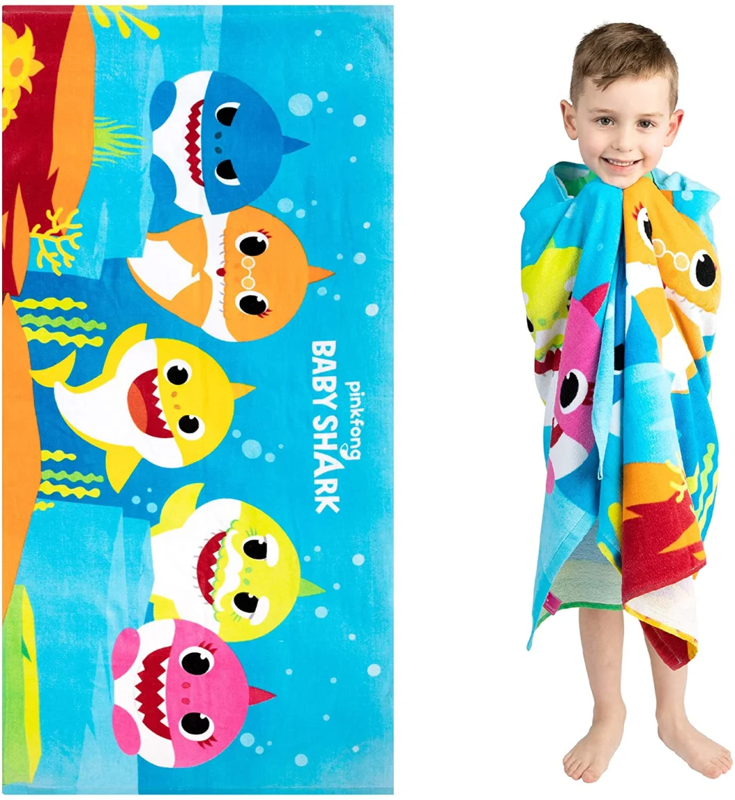 Wholesale 100% Cotton Beach Towel for Kid/Baby with Oeko-Tex