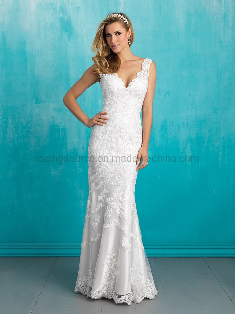 Beautiful Lace Wedding Gown Cap Sleeve Bridal Gowns Mermaid Bridal Dress