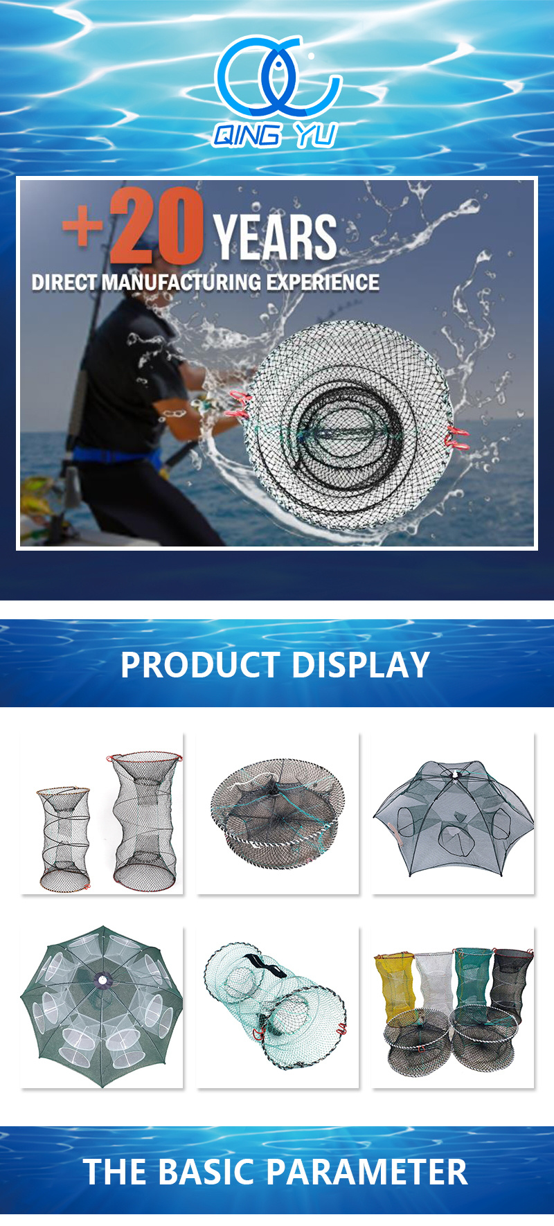 Thick and Thick Shrimp Cage Umbrella Net Automatic Folding Net Fishing Tackle Supplies