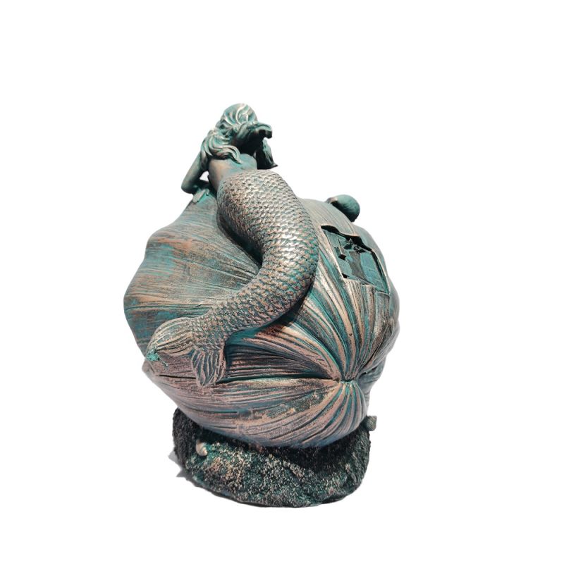 Ocean Series Mermaid Theme Little Mermaid Sculpture Decorations Polyresin