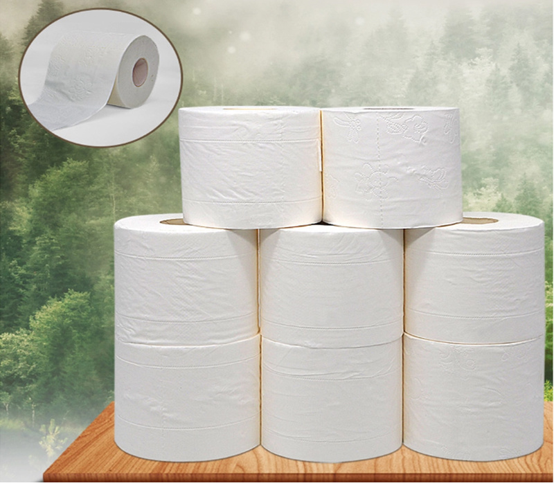 High Quality Bamboo Soft Bathroom Tissue Toilet Paper