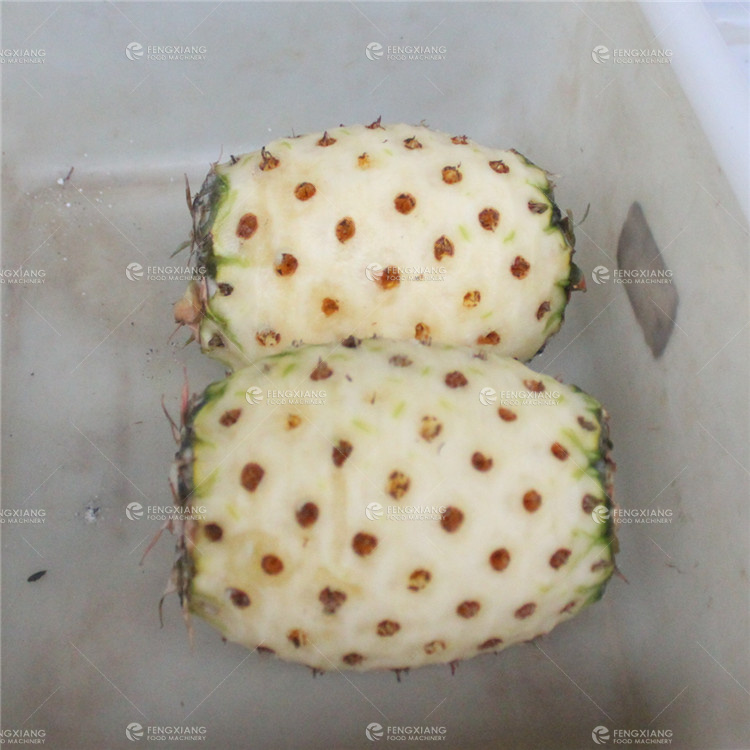 Double Heads Pineapple Peeling Machine Pineapple Skin Ananas Peeler