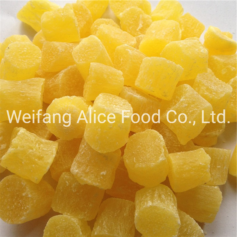 Chinese Dried Tropical Fruit Dried Pineapple Core Dehydrated Pineapple