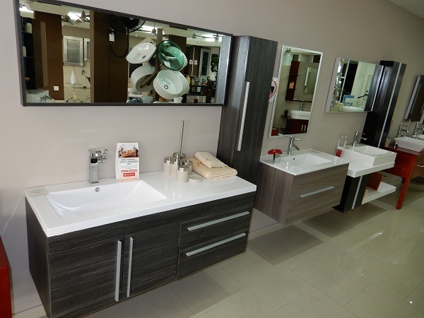 Vanities for Small Bathrooms/Bathroom Corner Sink Vanity/Melamine Bathroom Cabinet (TH707017)