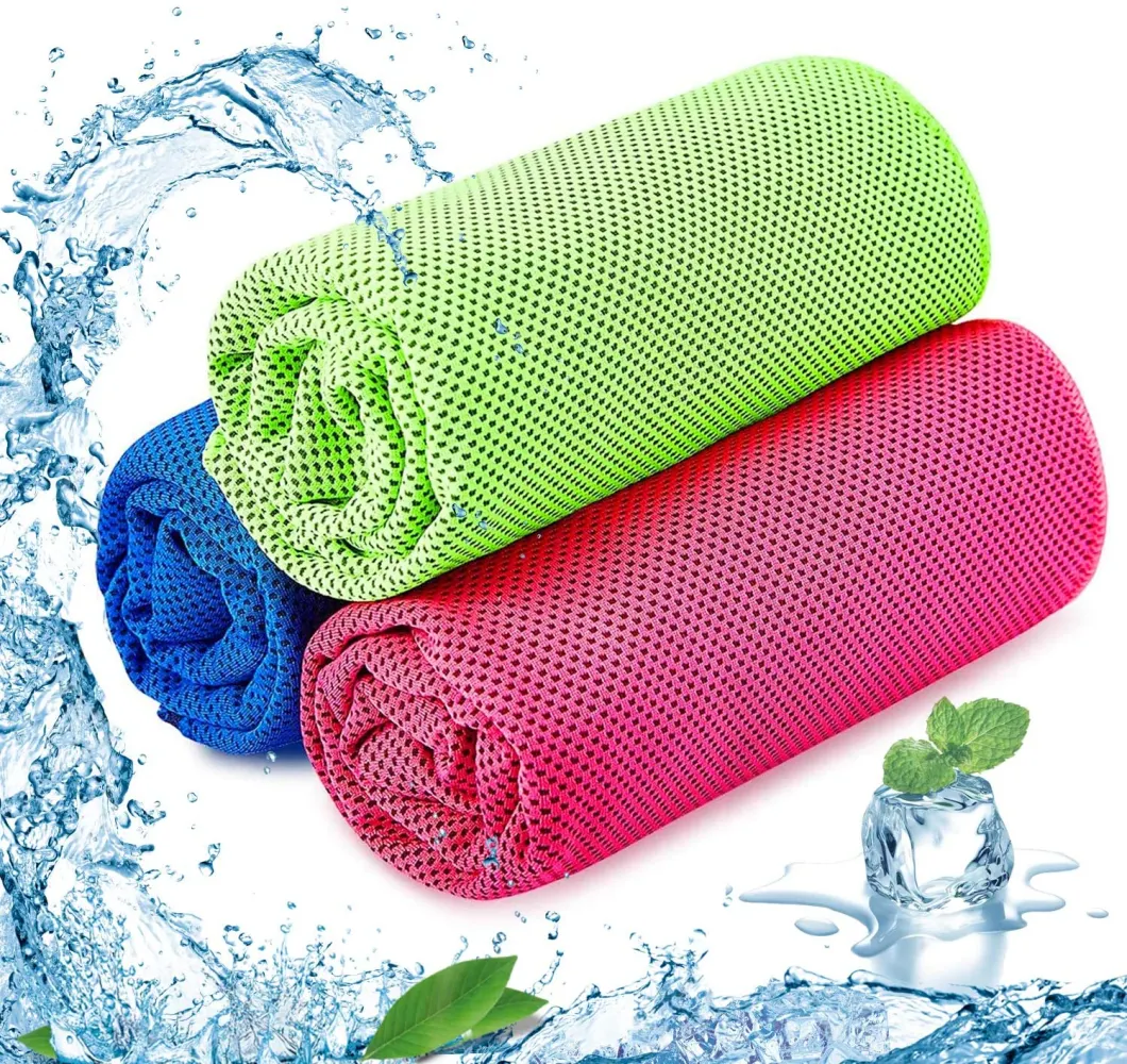 Cooling Towel, Sports Towels, Stay Cool Towel for Sports, Swimming, Women, Yoga, Workout, Athletes, Gym, Neck, Golf, Travel