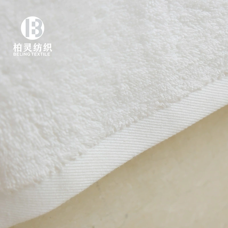 Customized Cheap Custom Egyptian 70X140cm White Embroidery Hotel Bath Towel