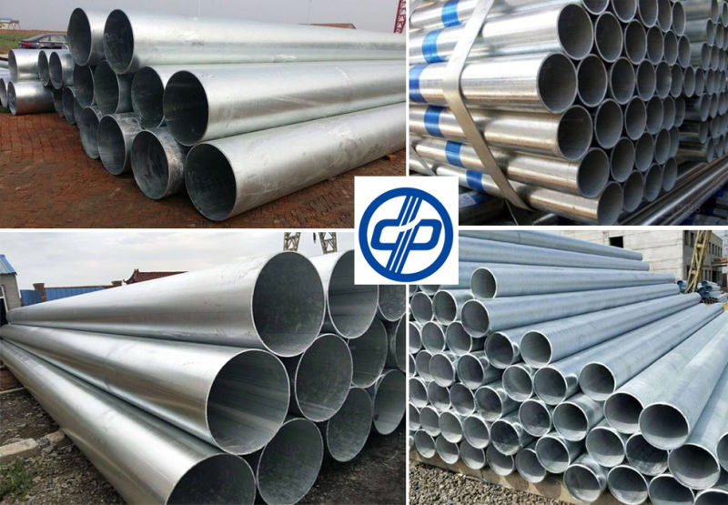 Galvanized Steel Pipe Round St34.5 St44 St52 Mild Steel Round Tube