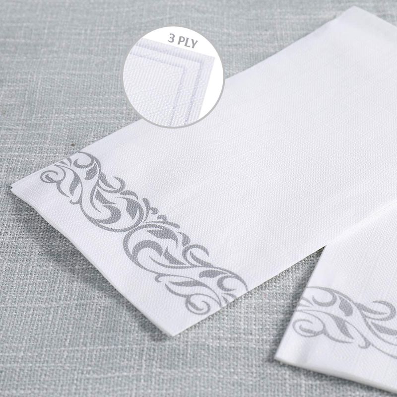 Linen Like Gold Paper Napkins Hand Towels