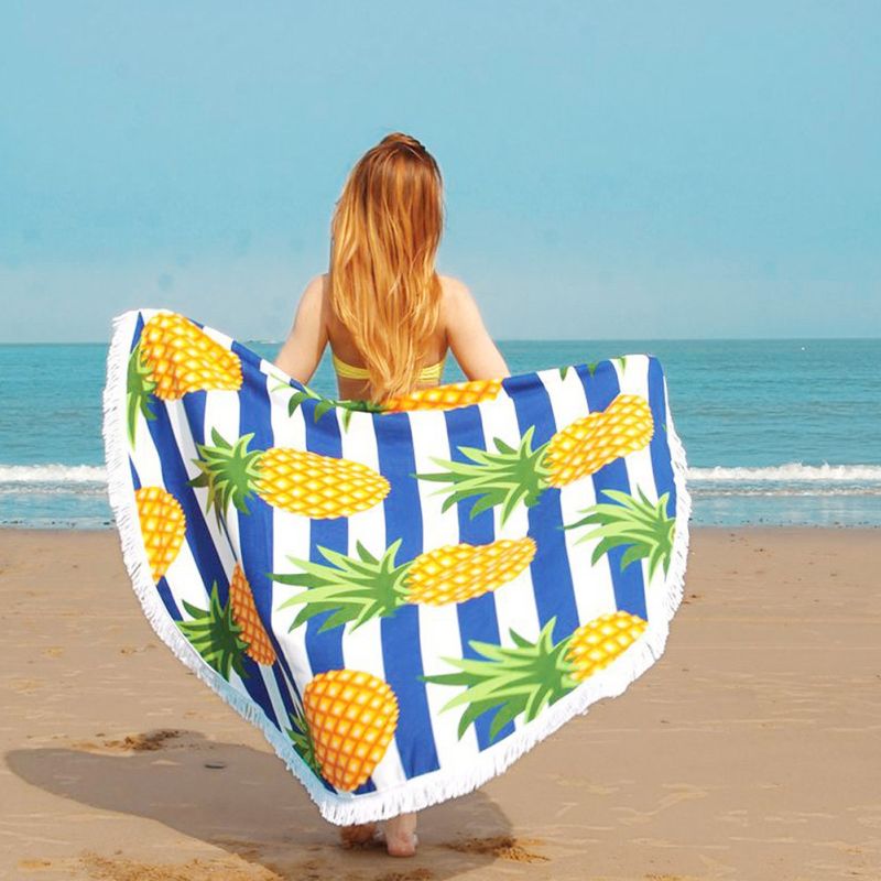Customised Watermelon Beach Towel Embroidered with Packaging