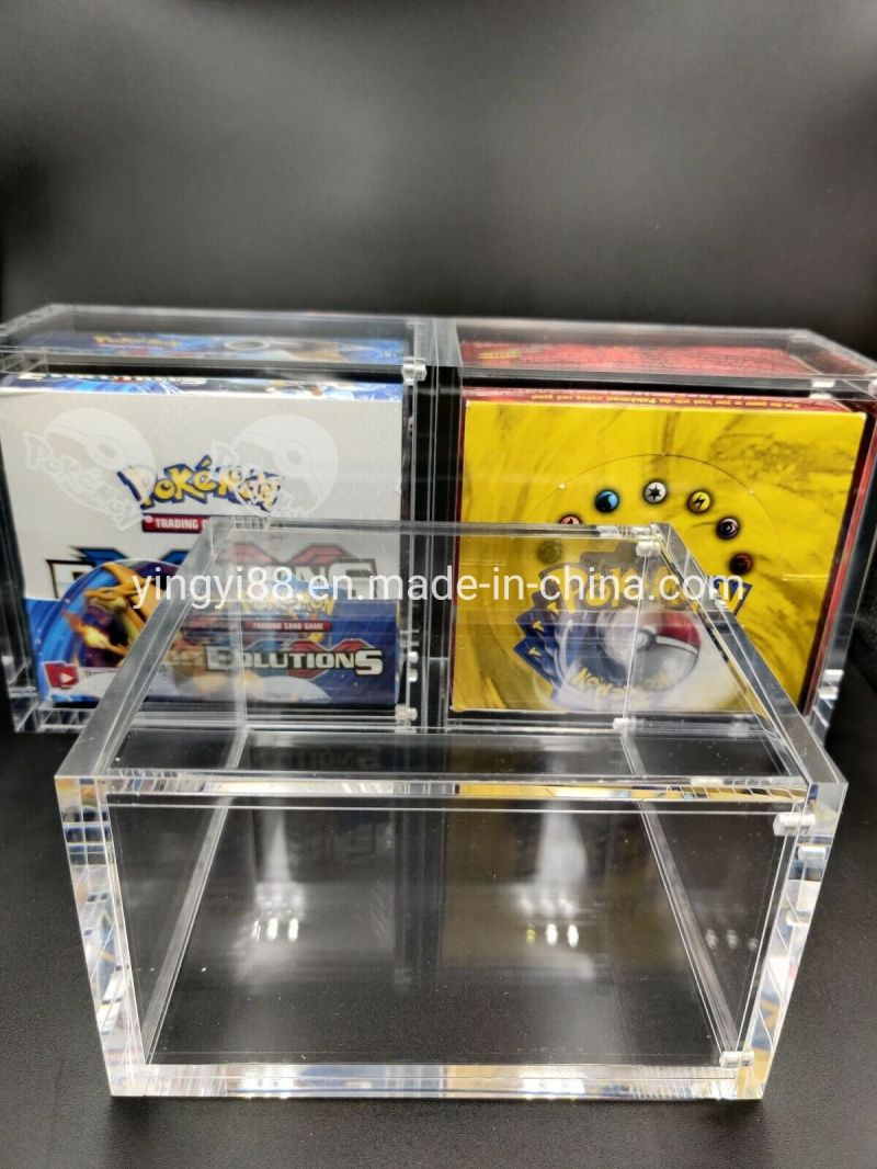 Custom Made Clear Acrylic Pokemon Booster Box