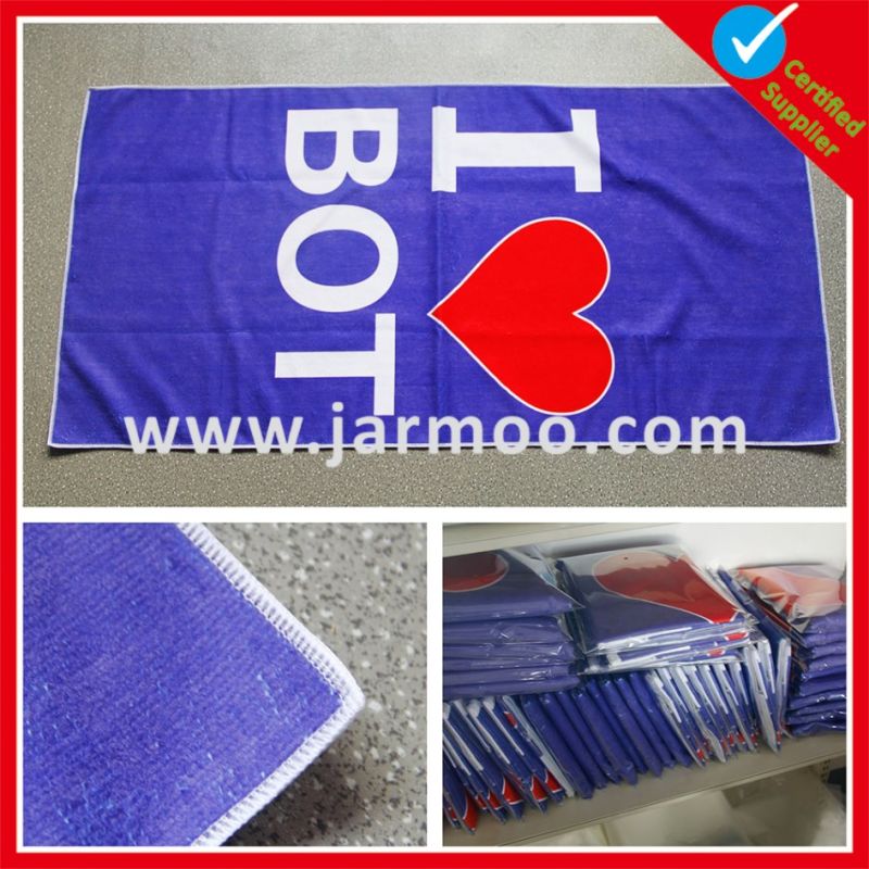Custom Printed Gift Cotton or Microfiber Beach Towel