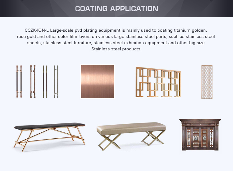 Cicel PVD Gold/Rose Gold Color Titanium Coating Equipment
