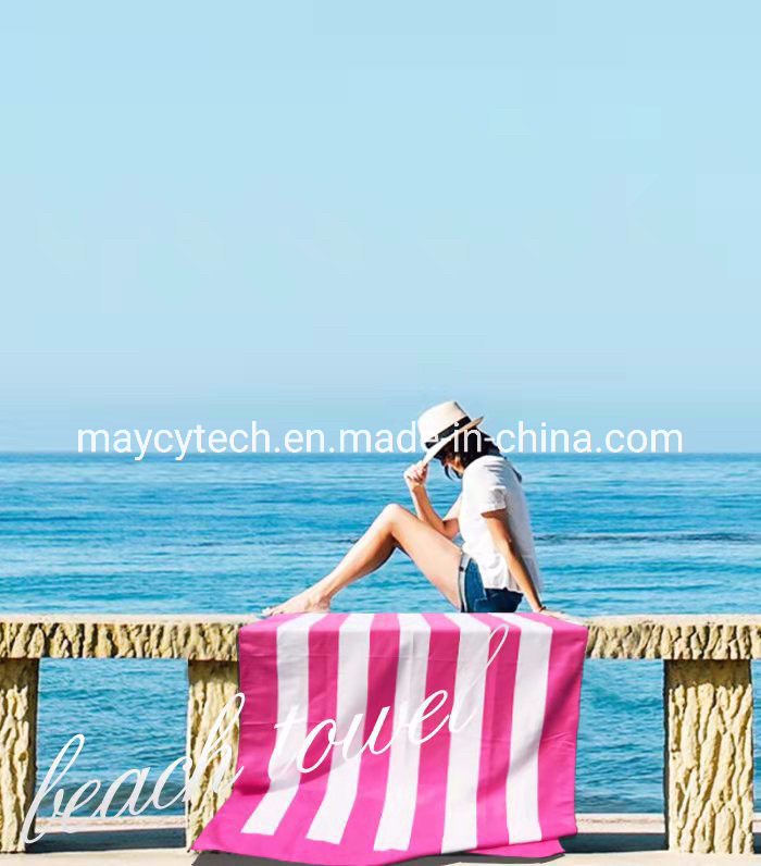 Amazing Soft and Large Family Picnic Towel, Party Long Striped Beach Travel Towel