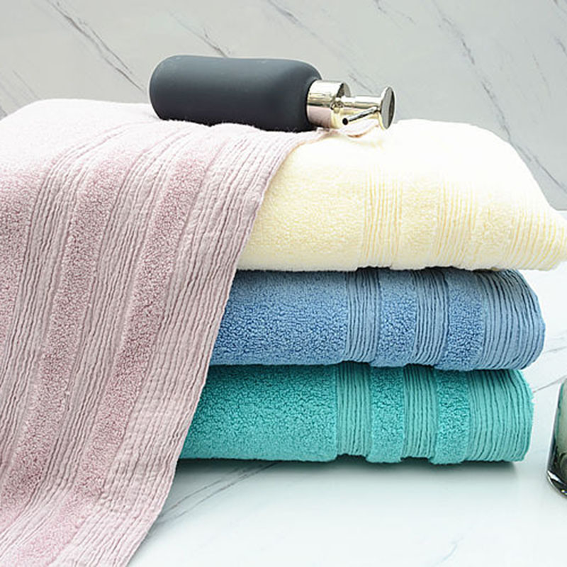 Super Soft 100% Cotton Dyed Terry Bath Towel Dobby Cotton Bathroom Bath Towel