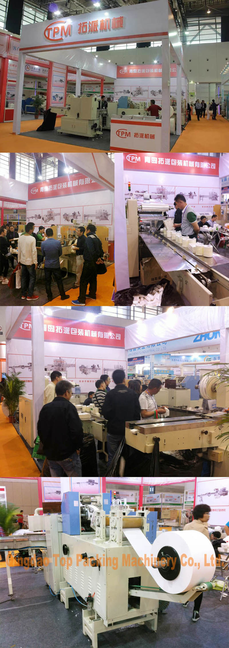 Hand Towel Wrapping Machinery Napkin Tissue Packaging Machine