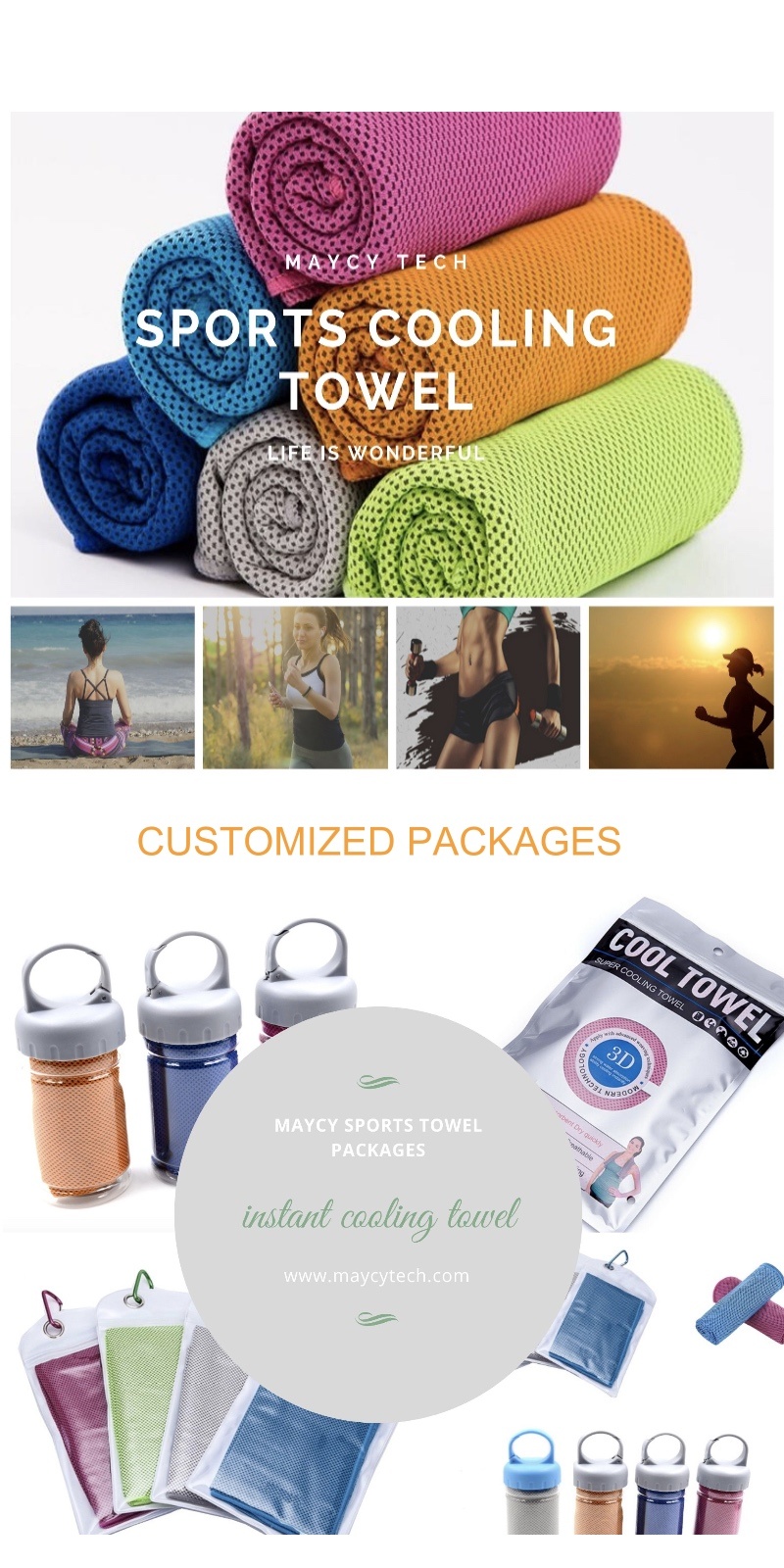 Fashion New Microfiber Poly Ultra Soft No Slip Fast Dry Summer Beach Camping Yoga Mat Towel