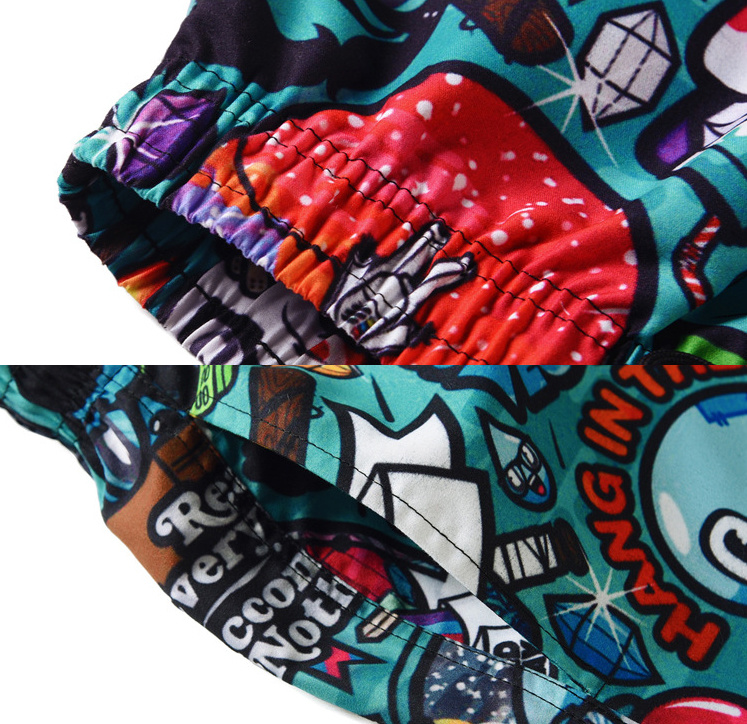 Latest Style Swim Trunks Hot Sale Quick Dry Beach Shorts Sets Two Piece Swimsuit Swimwear