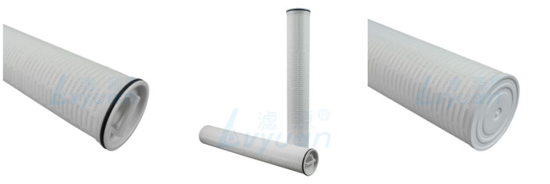 China Pleated Cartridge Filter High Flow Replacement Filter Element for Liquid Filtration