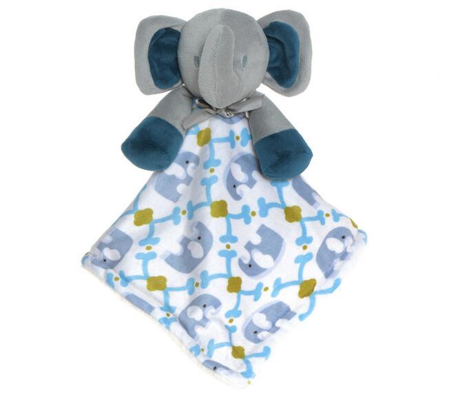 Soft Baby Towel Plush Infant Animal Comforter