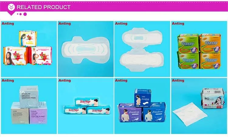 Disposable Hygiene Products Lady Organic Cotton Ultra Thin Sanitary Towel