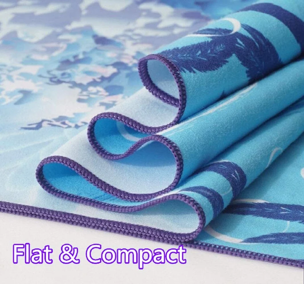Microfiber Sand Free Beach Towel Blanket-Quick Fast Dry Super Absorbent Lightweight Thin Towel Manufacturer