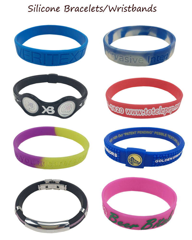 Free Sample Wholesale Cheap Promotion Customized Silicone Wristband